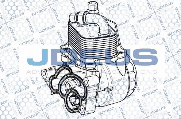 Jdeus M4050660 - Eļļas radiators, Motoreļļa autodraugiem.lv