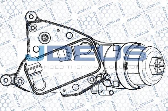 Jdeus M-4111260 - Eļļas radiators, Motoreļļa autodraugiem.lv