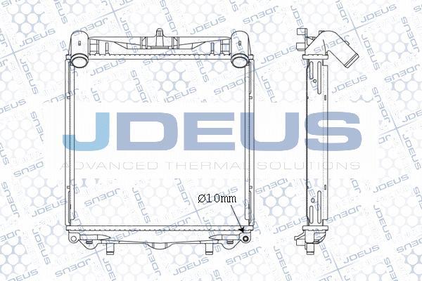 Jdeus M-0430150 - Radiators, Motora dzesēšanas sistēma autodraugiem.lv