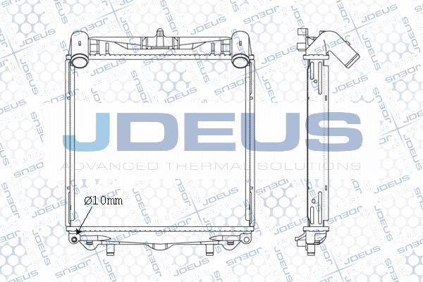 Jdeus M-0430151 - Radiators, Motora dzesēšanas sistēma autodraugiem.lv