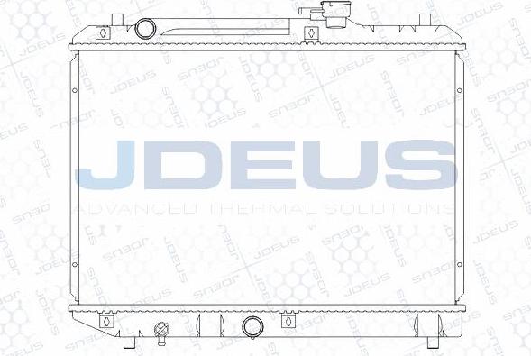 Jdeus M-0420021 - Radiators, Motora dzesēšanas sistēma autodraugiem.lv