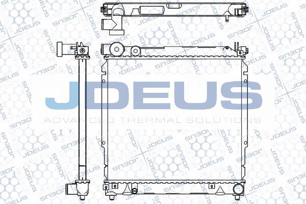 Jdeus M-042013A - Radiators, Motora dzesēšanas sistēma autodraugiem.lv