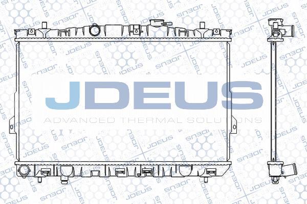 Jdeus M-0540650 - Radiators, Motora dzesēšanas sistēma autodraugiem.lv