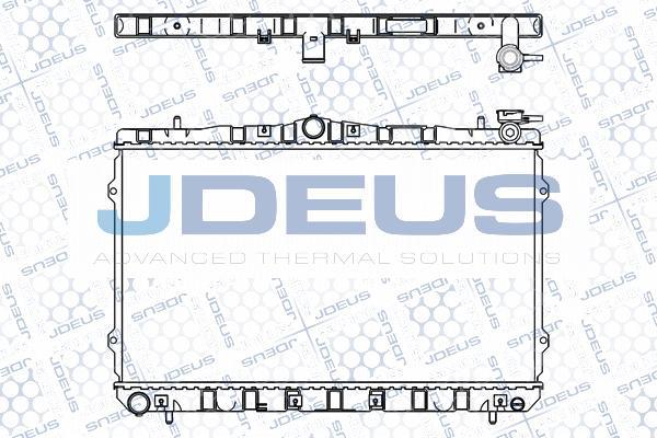 Jdeus M-0540080 - Radiators, Motora dzesēšanas sistēma autodraugiem.lv