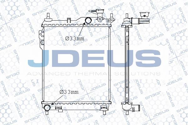 Jdeus M-0540150 - Radiators, Motora dzesēšanas sistēma autodraugiem.lv