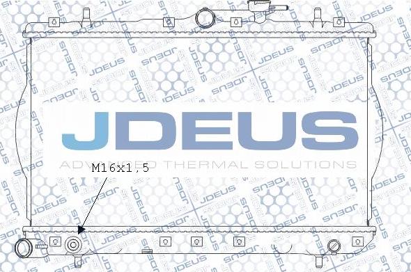 Jdeus M-0540100 - Radiators, Motora dzesēšanas sistēma autodraugiem.lv