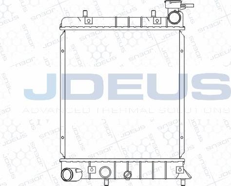 Jdeus M-0540180 - Radiators, Motora dzesēšanas sistēma autodraugiem.lv