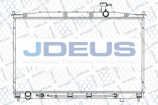 Jdeus M-0540380 - Radiators, Motora dzesēšanas sistēma autodraugiem.lv