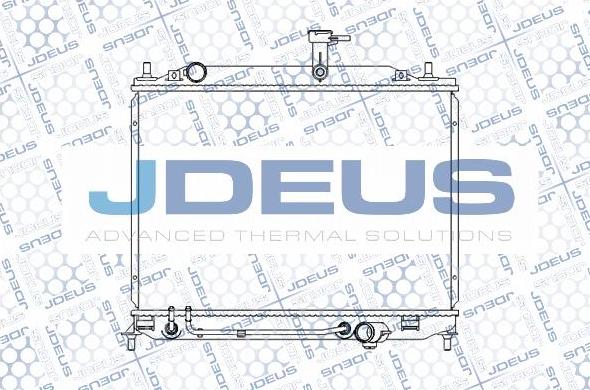 Jdeus M-054033A - Radiators, Motora dzesēšanas sistēma autodraugiem.lv