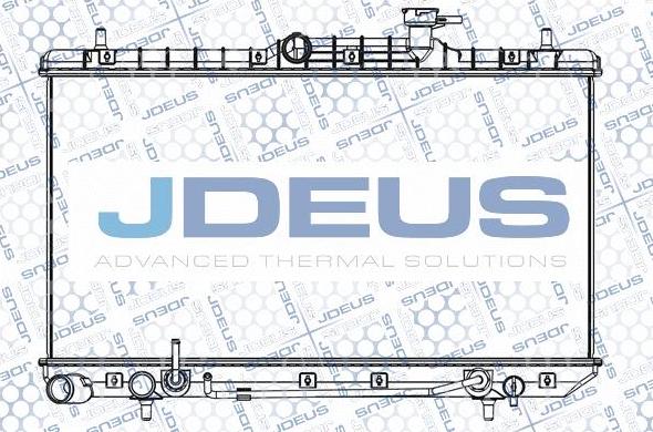 Jdeus M-0540750 - Radiators, Motora dzesēšanas sistēma autodraugiem.lv