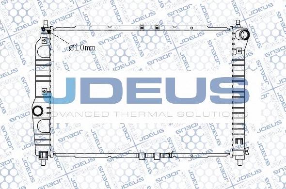 Jdeus M-0560080 - Radiators, Motora dzesēšanas sistēma autodraugiem.lv