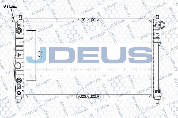 Jdeus M-0560240 - Radiators, Motora dzesēšanas sistēma autodraugiem.lv