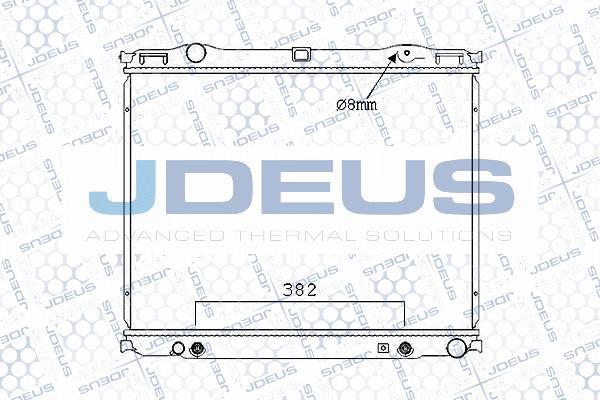 Jdeus M-0650120 - Radiators, Motora dzesēšanas sistēma autodraugiem.lv