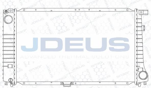 Jdeus M-0050510 - Radiators, Motora dzesēšanas sistēma autodraugiem.lv