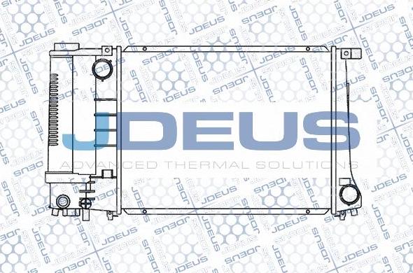 Jdeus M-0050570 - Radiators, Motora dzesēšanas sistēma autodraugiem.lv