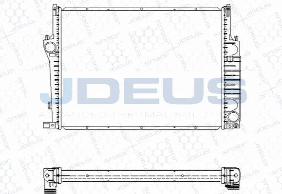 Jdeus M-0050150 - Radiators, Motora dzesēšanas sistēma autodraugiem.lv