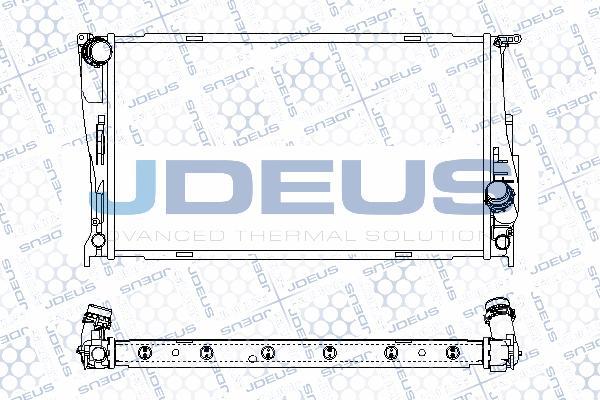 Jdeus M-0050840 - Radiators, Motora dzesēšanas sistēma autodraugiem.lv