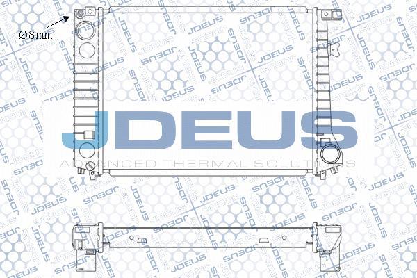 Jdeus M-0050350 - Radiators, Motora dzesēšanas sistēma autodraugiem.lv