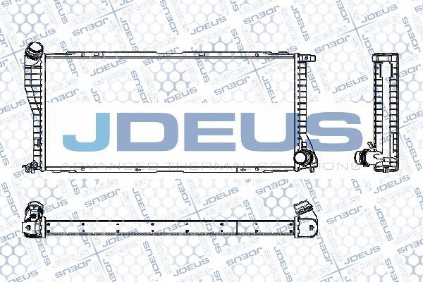 Jdeus M-0050740 - Radiators, Motora dzesēšanas sistēma autodraugiem.lv