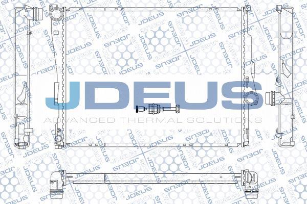 Jdeus M-0050760 - Radiators, Motora dzesēšanas sistēma autodraugiem.lv