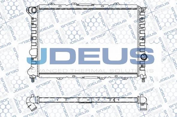 Jdeus M-0000010 - Radiators, Motora dzesēšanas sistēma autodraugiem.lv