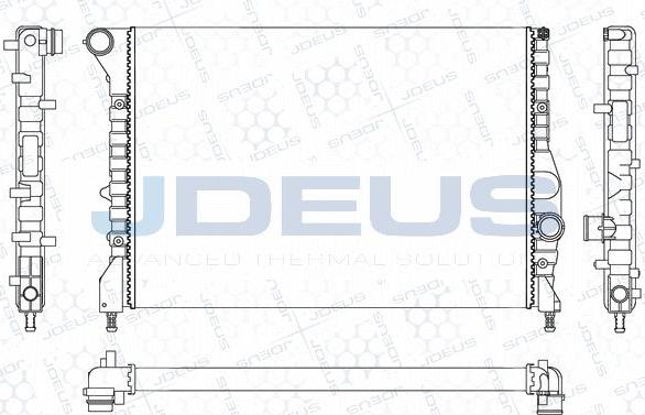 Jdeus M-000007A - Radiators, Motora dzesēšanas sistēma autodraugiem.lv