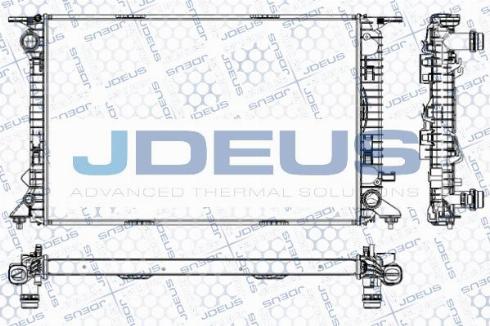 Jdeus M-0010450 - Radiators, Motora dzesēšanas sistēma autodraugiem.lv