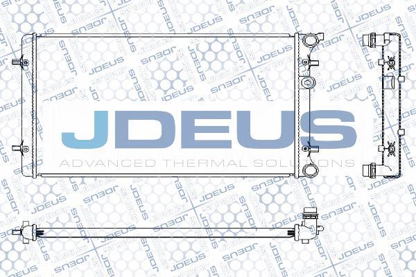 Jdeus M-0010190 - Radiators, Motora dzesēšanas sistēma autodraugiem.lv