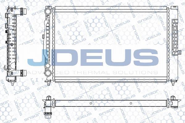 Jdeus M-0010160 - Radiators, Motora dzesēšanas sistēma autodraugiem.lv