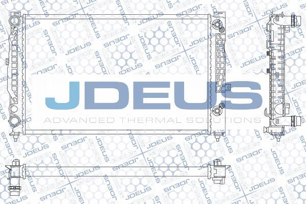 Jdeus M-0010170 - Radiators, Motora dzesēšanas sistēma autodraugiem.lv