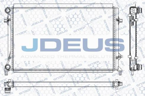 Jdeus M-0010311 - Radiators, Motora dzesēšanas sistēma autodraugiem.lv