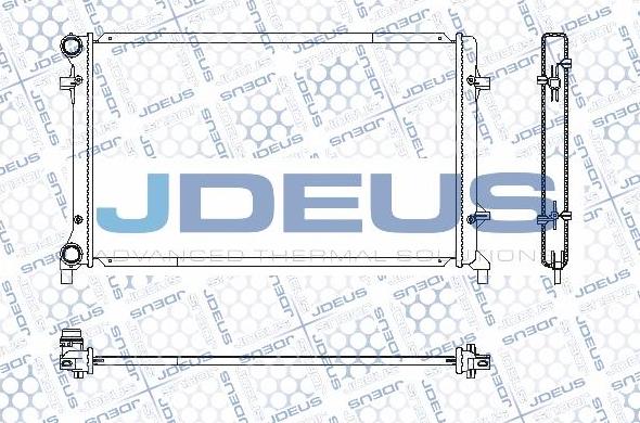 Jdeus M-0010330 - Radiators, Motora dzesēšanas sistēma autodraugiem.lv