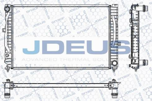 Jdeus M-0010230 - Radiators, Motora dzesēšanas sistēma autodraugiem.lv