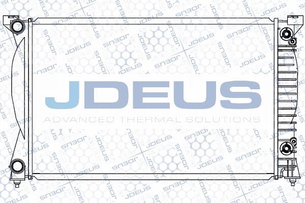 Jdeus M-0010700 - Radiators, Motora dzesēšanas sistēma autodraugiem.lv
