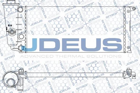 Jdeus M-0030010 - Radiators, Motora dzesēšanas sistēma autodraugiem.lv