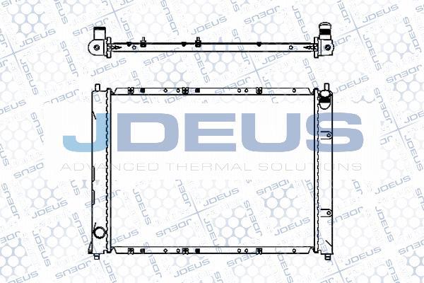 Jdeus M-0020450 - Radiators, Motora dzesēšanas sistēma autodraugiem.lv