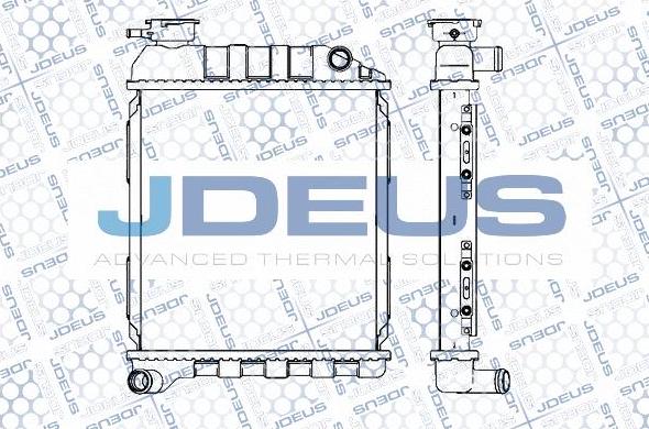 Jdeus M-0020000 - Radiators, Motora dzesēšanas sistēma autodraugiem.lv