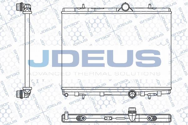Jdeus M-0070590 - Radiators, Motora dzesēšanas sistēma autodraugiem.lv