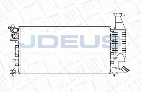 Jdeus M-0070650 - Radiators, Motora dzesēšanas sistēma autodraugiem.lv