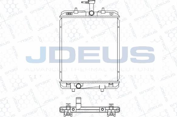 Jdeus M-0070160 - Radiators, Motora dzesēšanas sistēma autodraugiem.lv