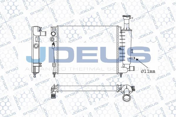 Jdeus M-0070340 - Radiators, Motora dzesēšanas sistēma autodraugiem.lv