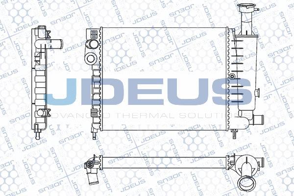 Jdeus M-007033A - Radiators, Motora dzesēšanas sistēma autodraugiem.lv