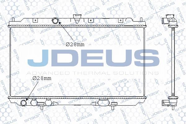 Jdeus M-0190560 - Radiators, Motora dzesēšanas sistēma autodraugiem.lv