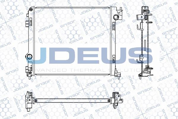 Jdeus M-0190870 - Radiators, Motora dzesēšanas sistēma autodraugiem.lv