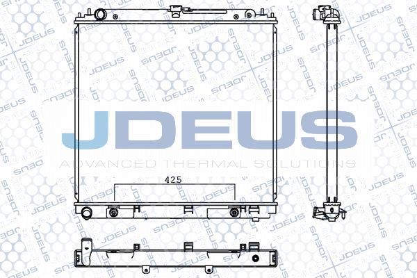 Jdeus M-0190340 - Radiators, Motora dzesēšanas sistēma autodraugiem.lv