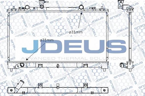 Jdeus M-0160360 - Radiators, Motora dzesēšanas sistēma autodraugiem.lv