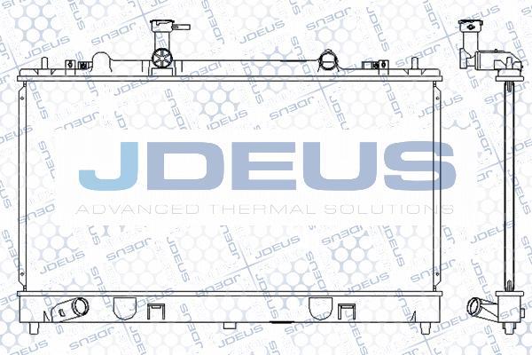 Jdeus M-0160290 - Radiators, Motora dzesēšanas sistēma autodraugiem.lv