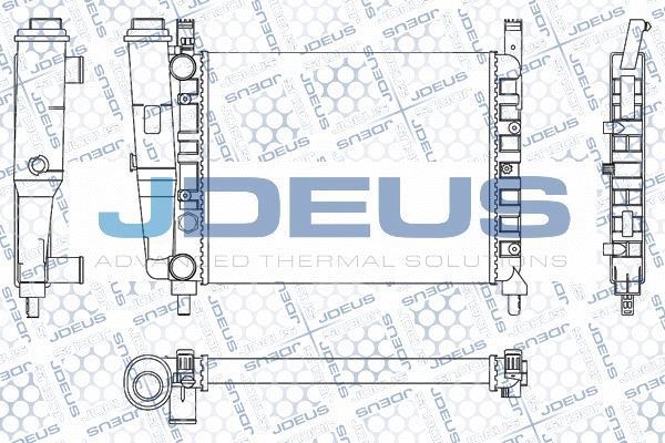 Jdeus M-0110400 - Radiators, Motora dzesēšanas sistēma autodraugiem.lv