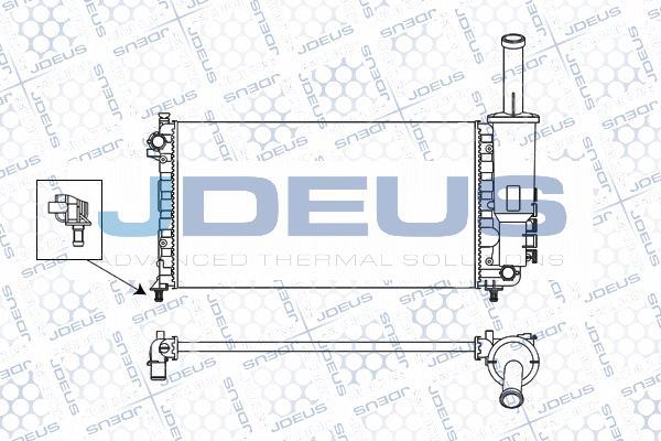 Jdeus M-011066A - Radiators, Motora dzesēšanas sistēma autodraugiem.lv