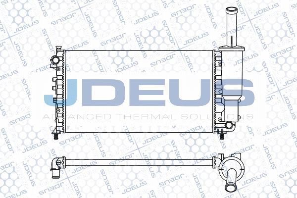 Jdeus M-011063A - Radiators, Motora dzesēšanas sistēma autodraugiem.lv